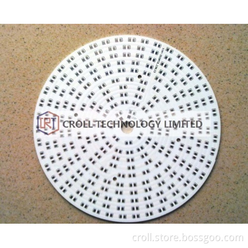 Aluminum Based Printed Circuit Board-pcb Single Side Led Super White Ink Routing Profile